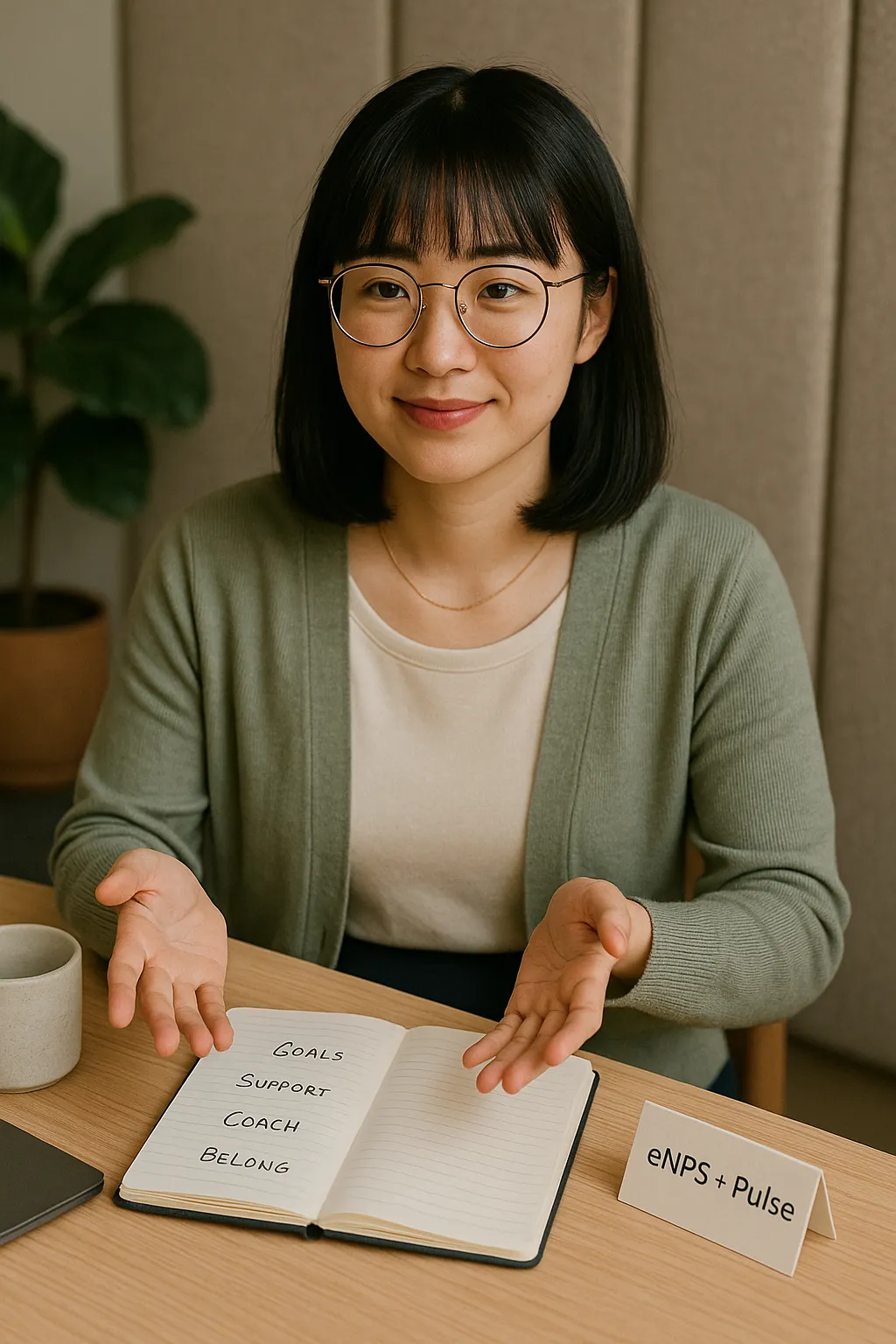 Woman Coach Goals Support Belonging