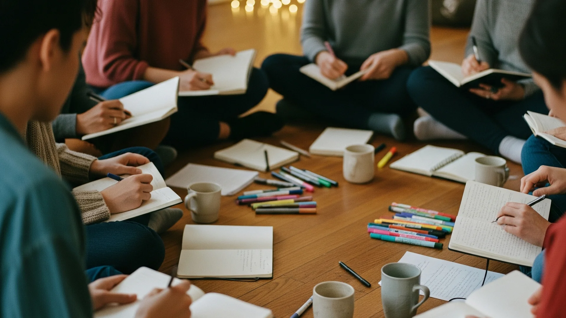 Women Writing Circle Journals Meeting
