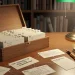 Wooden Card Box Notes Research