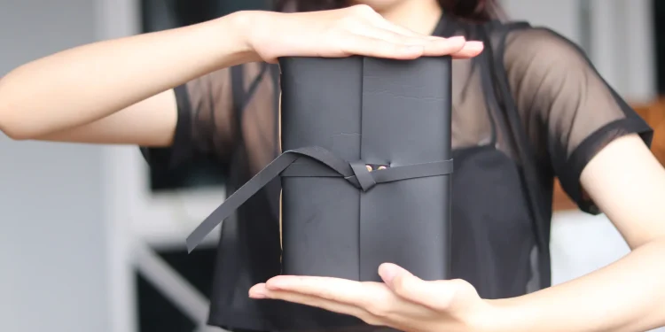 Black Leather Journal Notebook Custom Notebook Personalized Journal Standard Order