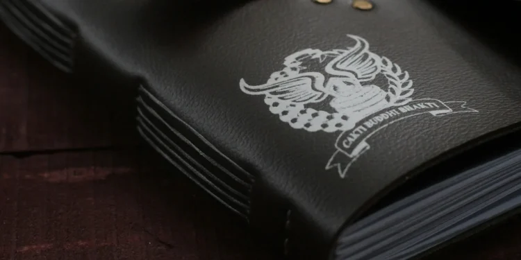 Black Leather Notebook Custom Logo Custom Notebook Personalized Journal Standard Order