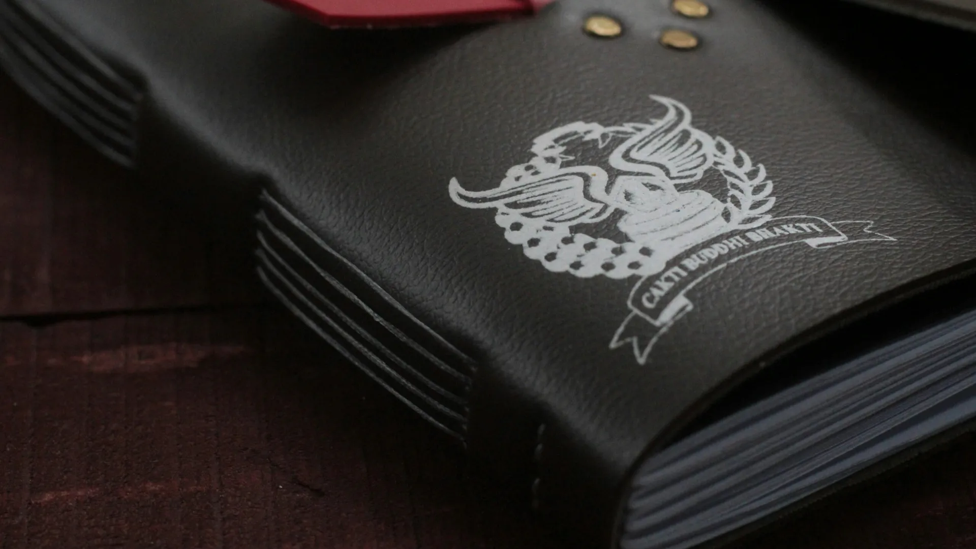 Black Leather Notebook Custom Logo Custom Notebook Personalized Journal Standard Order