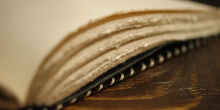 Handmade Paper Notebook Closeup Custom Notebook Personalized Journal Standard Order