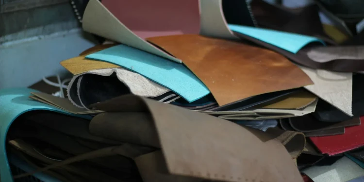 Hibrkraft Behind The Scene Story Leather Materials Pile