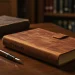 Leather Journal With Pen And Books