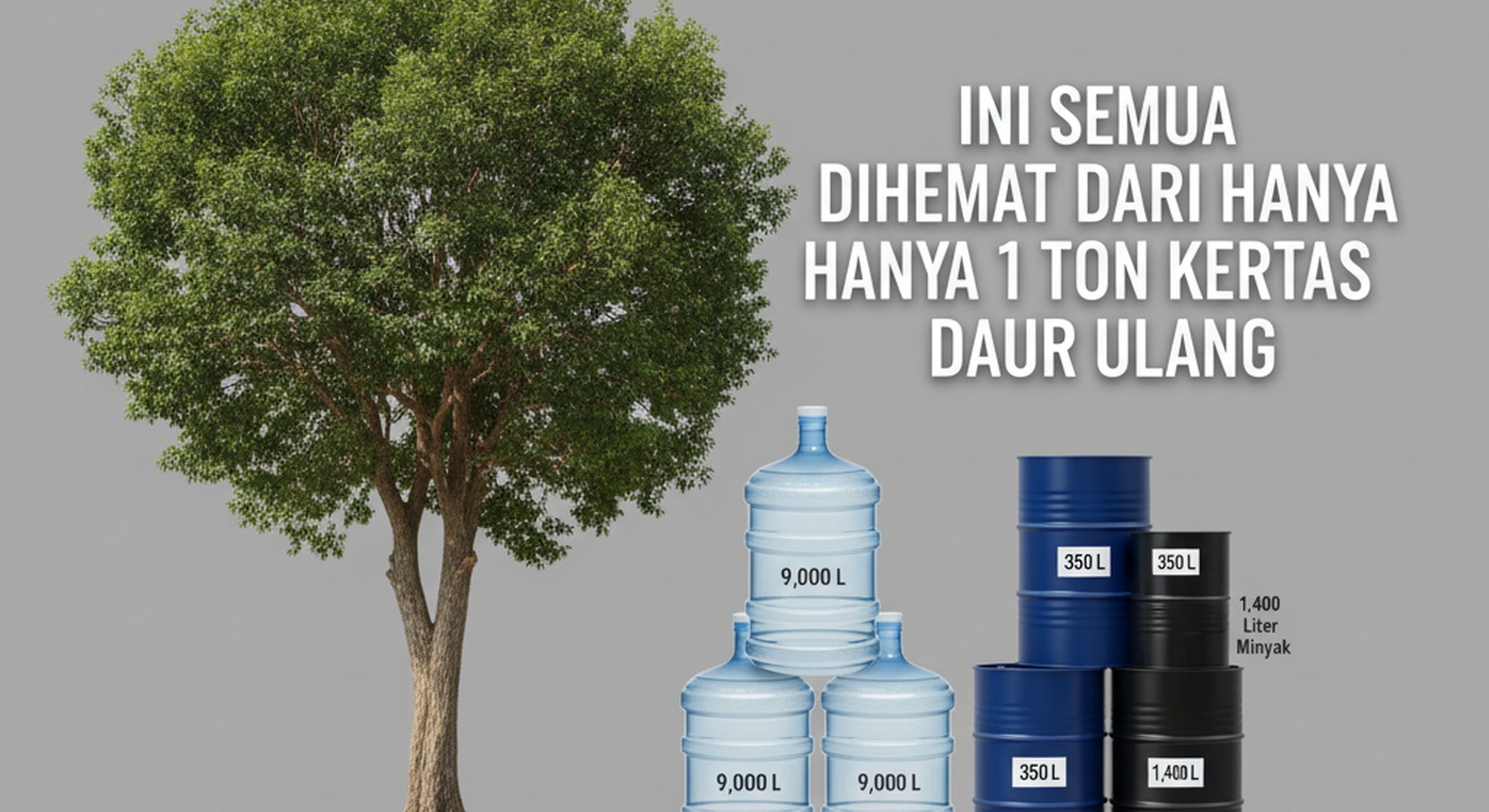 31 Daur Ulang Kertas Hemat Air Pohon Minyak