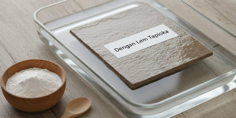 35 Lem Tapioka Perekat Organik Kertas Daur Ulang