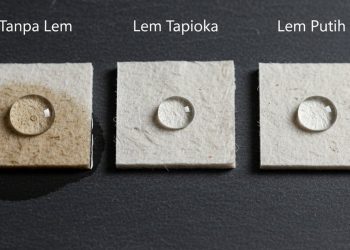 37 Perbandingan Perekat Kertas Daur Ulang Lem Putih Tapioka