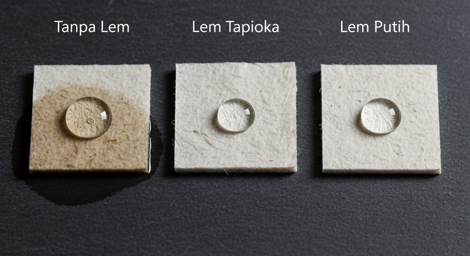 37 Perbandingan Perekat Kertas Daur Ulang Lem Putih Tapioka