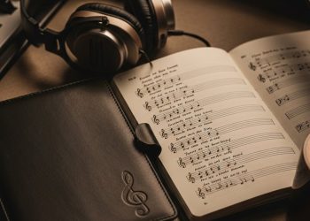 Music Sheet And Instruments Still Life
