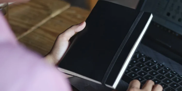 Black Notebook Laptop Desk Custom Notebook Personalized Journal Standard Order