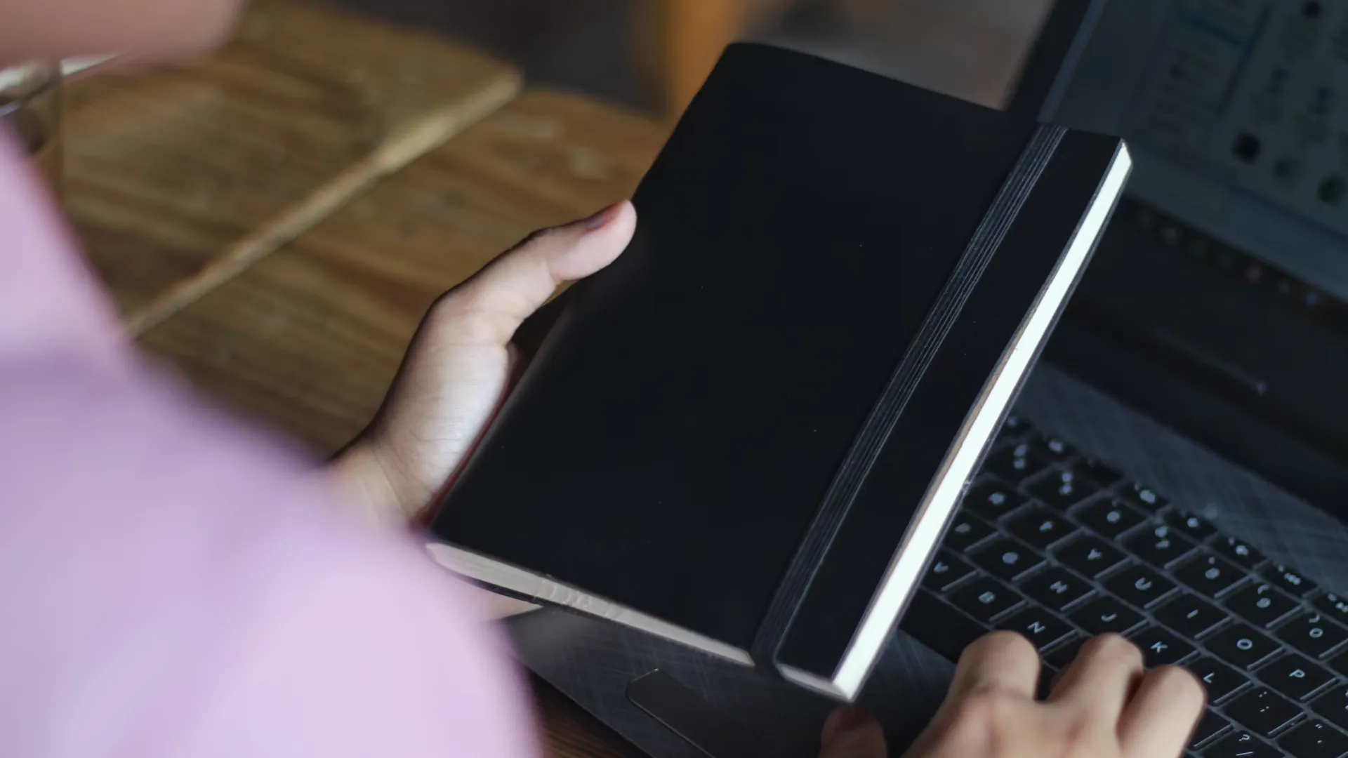 Black Notebook Laptop Desk Custom Notebook Personalized Journal Standard Order