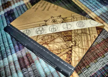 Geometric Fabric Covered Notebook Hibrkraft 5