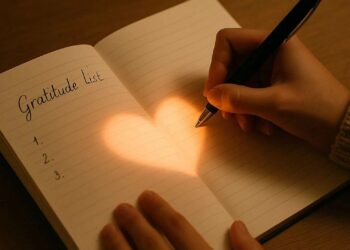 Gratitude Journal Writing Heart Personalized Journal Custom Notebook Standard Order