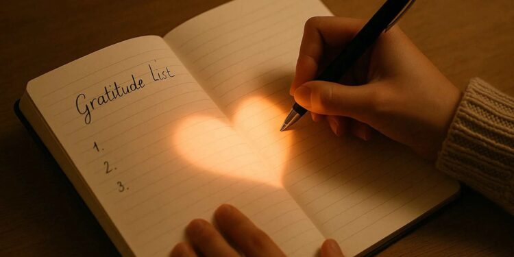 Gratitude Journal Writing Heart Personalized Journal Custom Notebook Standard Order