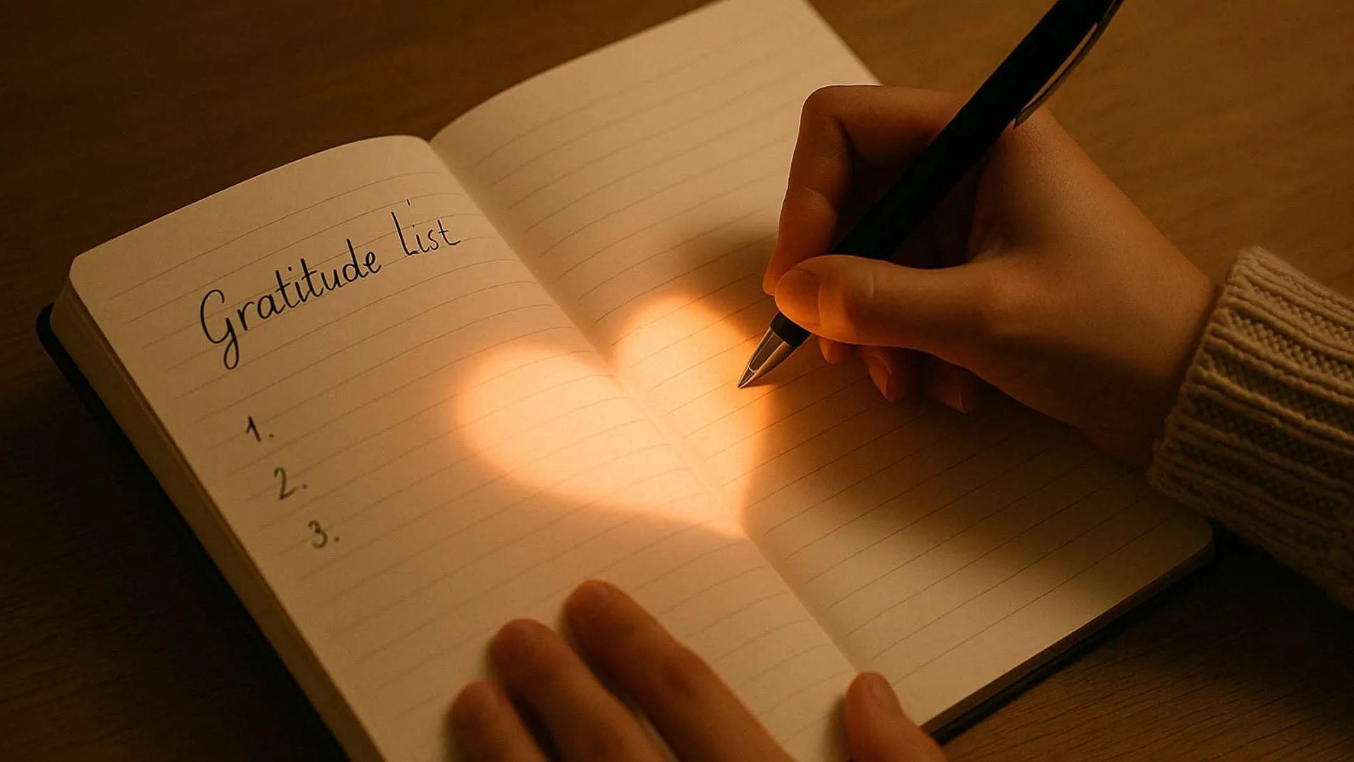 Gratitude Journal Writing Heart Personalized Journal Custom Notebook Standard Order