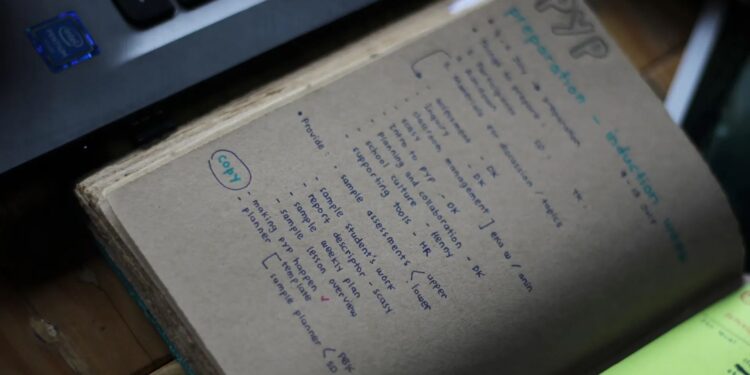 Handwritten Notes Notebook Custom Notebook Personalized Journal Standard Order