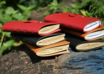 Leather Bound Notebooks Stack Custom Notebook Personalized Journal Standard Order 2