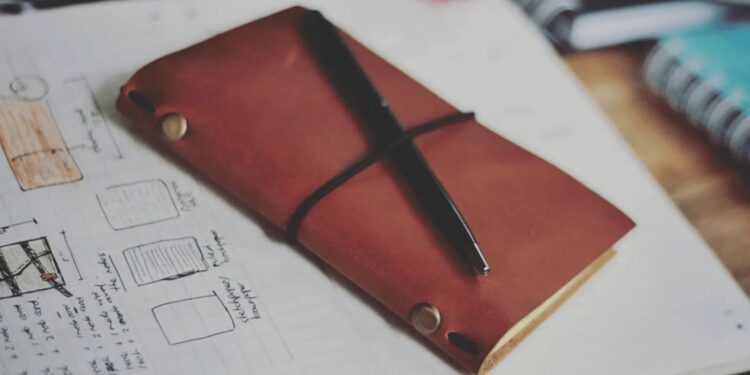 Leather Journal Notebook Pen Custom Notebook Personalized Journal Standard Order
