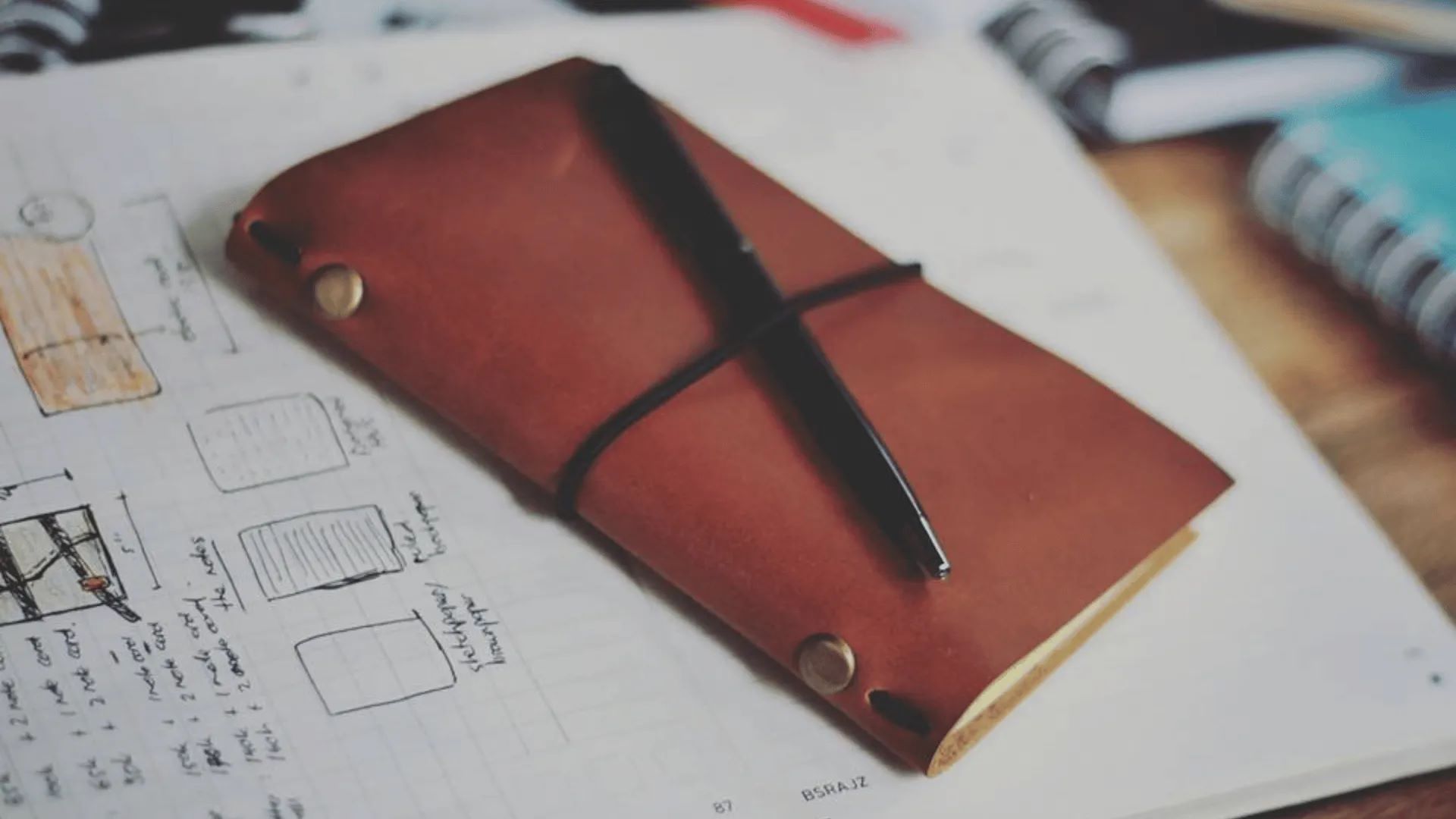 Leather Journal Notebook Pen Custom Notebook Personalized Journal Standard Order