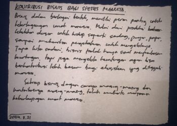 May Business Contribution Human Species