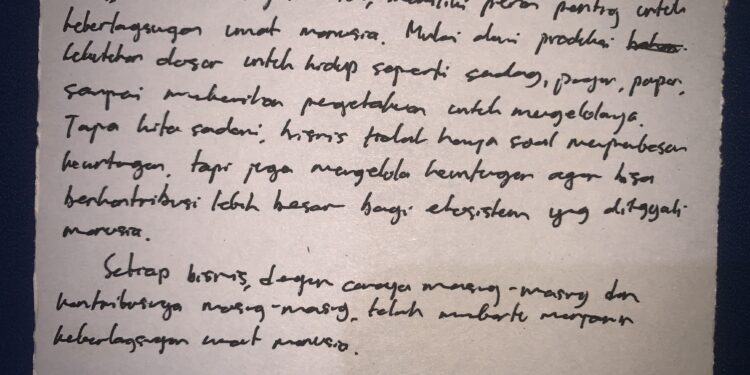 May Business Contribution Human Species