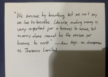 May Business Money Survival Quote