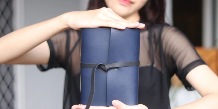 Navy Leather Notebook Woman Custom Notebook Personalized Journal Standard Order