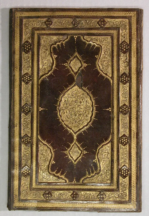 Bookbinding, 17th century — Leather; stamped and gilded