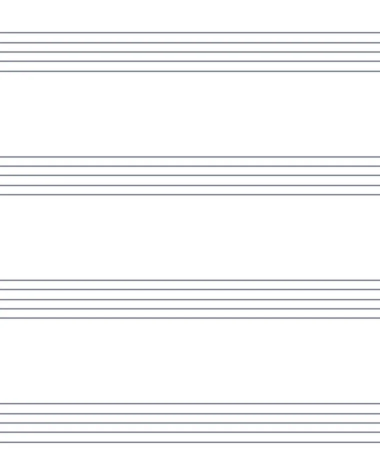 Contoh lembar Kertas Not Balok