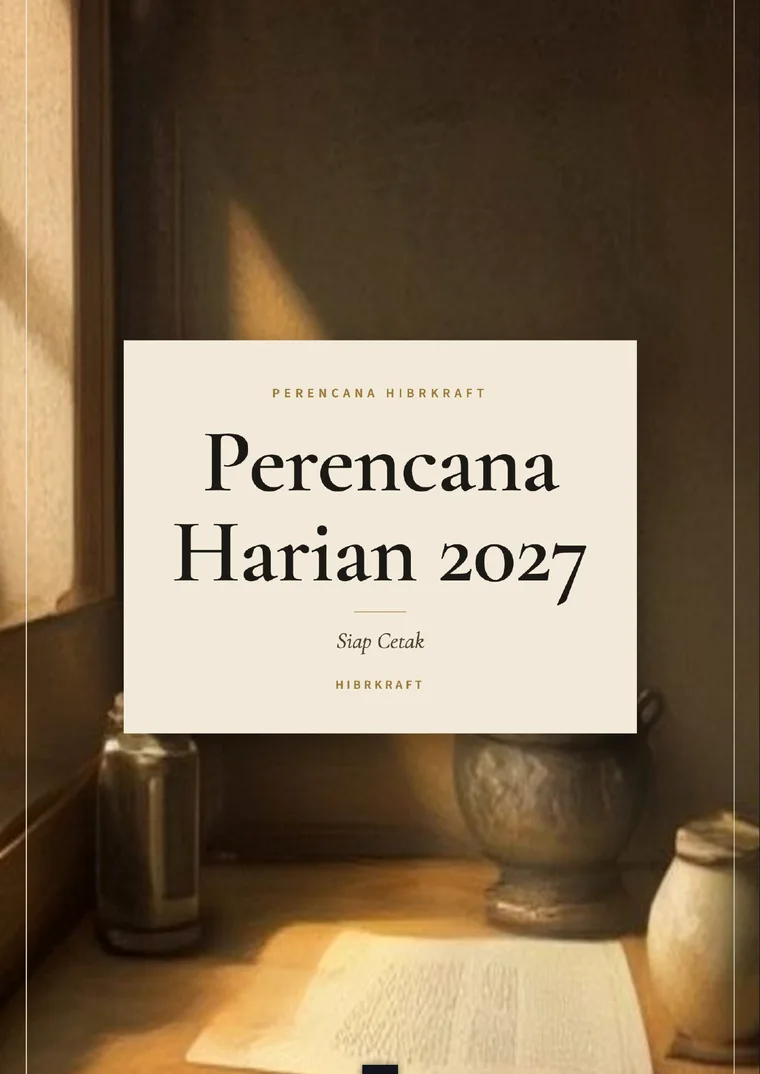 Sampul Perencana Harian 2027