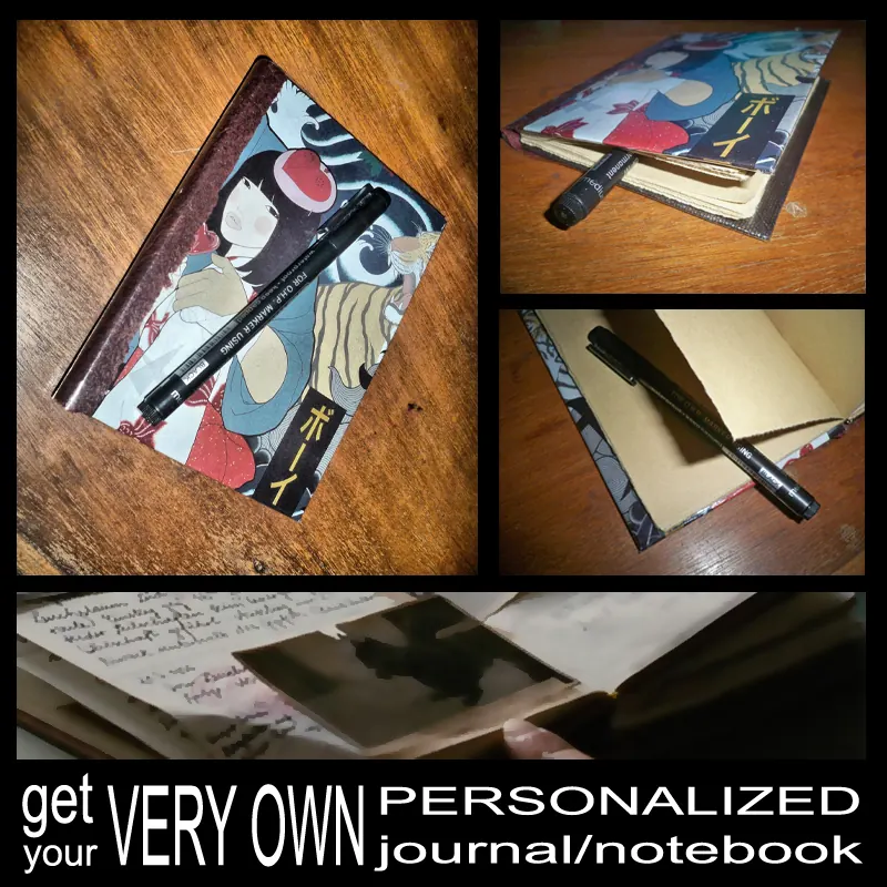 A promotional collage for Juno-branded notebooks