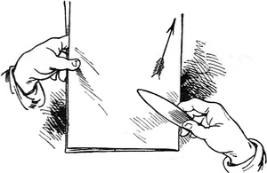 Fig. 6. Meratakan garis lipatan.