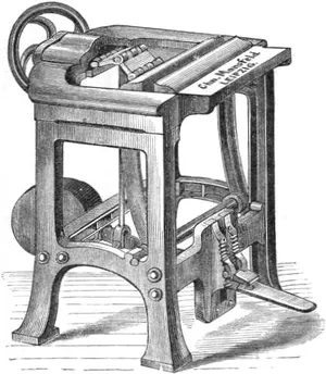 Fig. 20. Mesin pres dari Chr. Mansfeld di Leipzig.