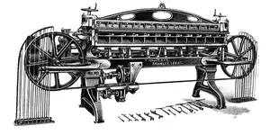 Fig. 7 BAND-KNIFE SPLITTING MACHINE
