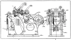 bet, pp. 56 & 57 Fig. 10 DRAWING OF SHAVING MACHINE