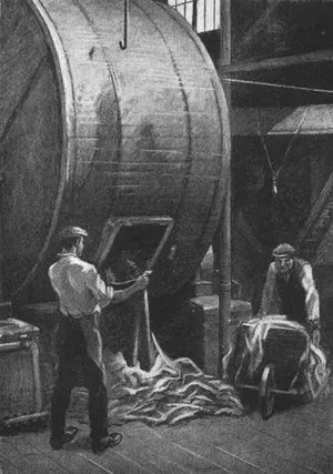 the revolving drums