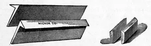 (L) Backing Boards, Metal (R) Backing Boards, Wood, Steel Faced