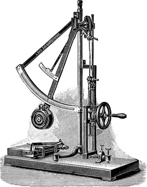Fig. 8. Penguji kekuatan kertas Schopper.