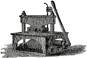 LETTERING AND GILDING PRESS, No. 1.