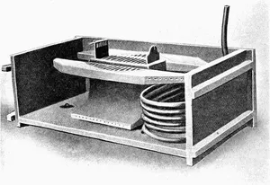 Fig. 12. —Oettel and Haas' Apparatus for the manufacture of Electrolytic Bleach Liquor.